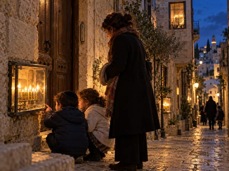 החנוכייה שמחכה בחוץ: איך הופכים ערב בסמטאות ירושלים למשחק בלשים לילדים